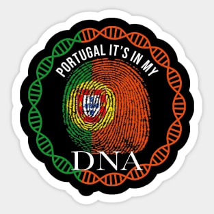 Portugal Its In My DNA - Gift for Portuguese From Portugal Sticker